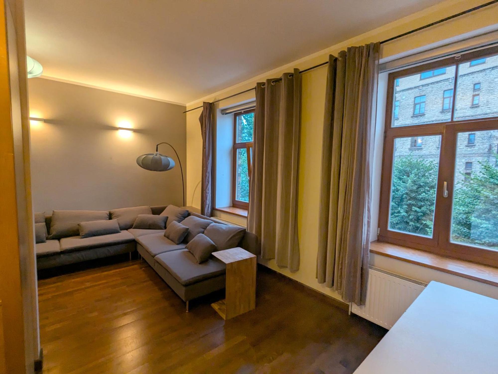 Midcentury Modern, Quiet, 40M Studio With Bath Ρίγα Εξωτερικό φωτογραφία