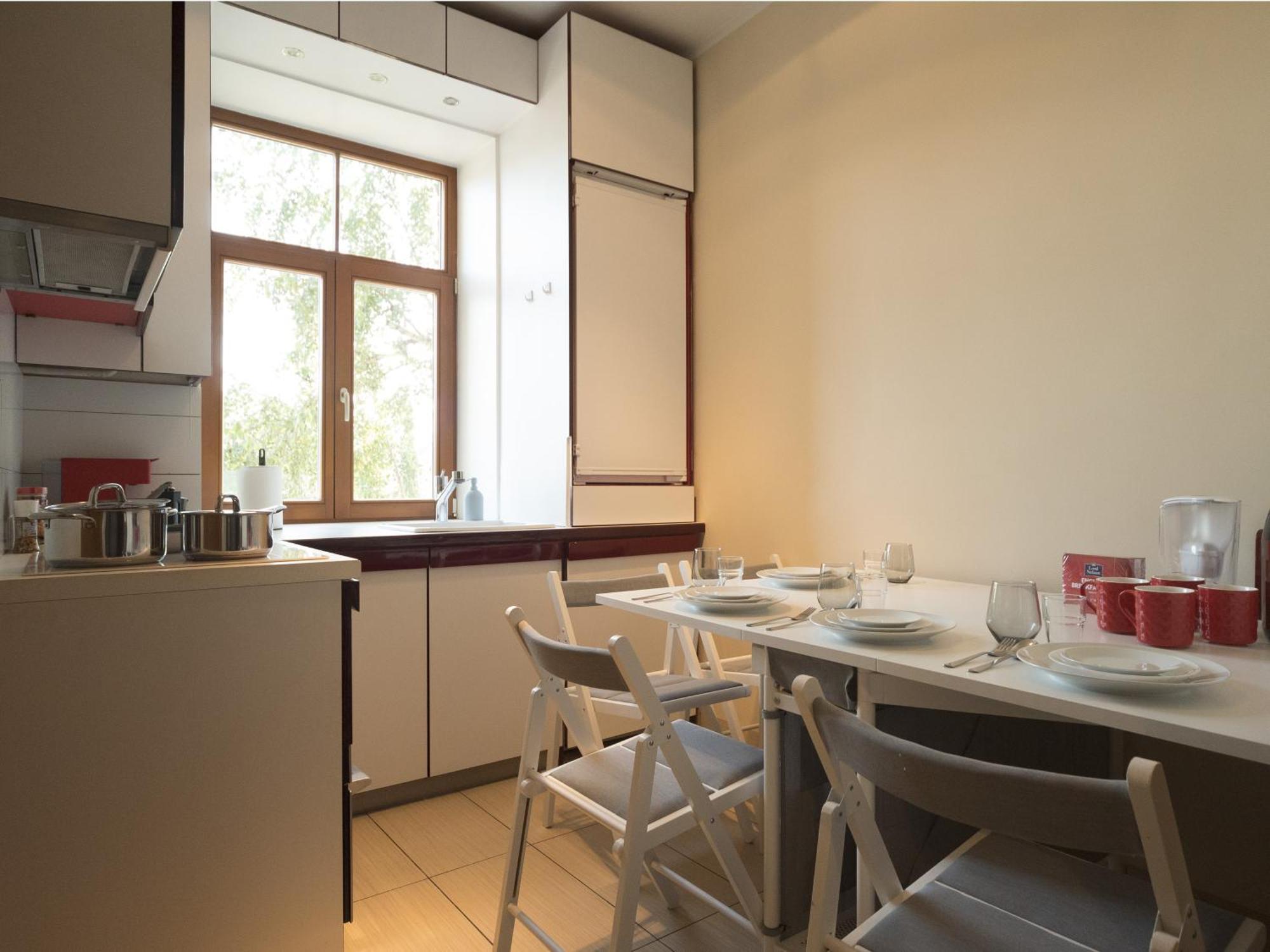 Midcentury Modern, Quiet, 40M Studio With Bath Ρίγα Εξωτερικό φωτογραφία