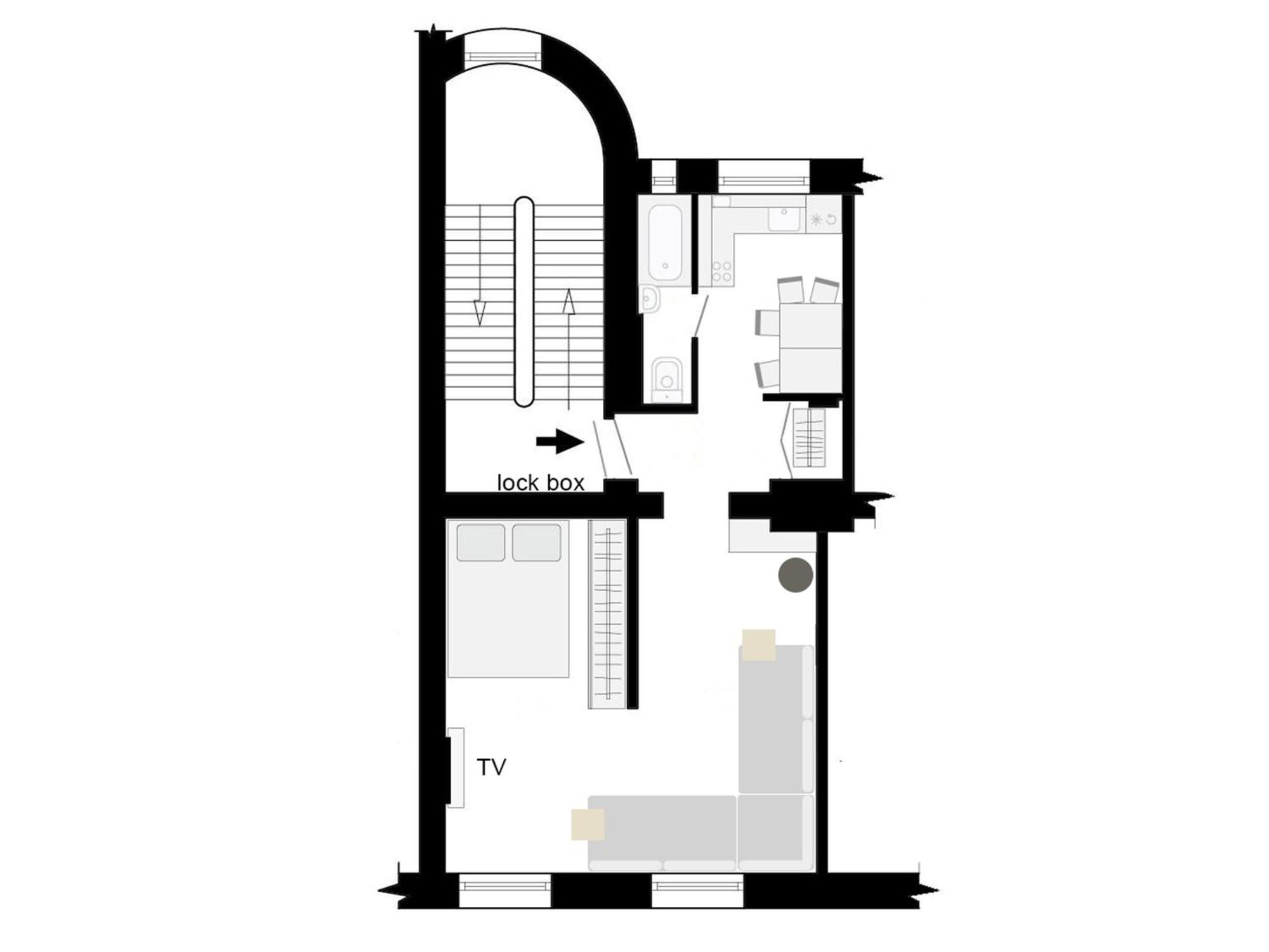 Midcentury Modern, Quiet, 40M Studio With Bath Ρίγα Εξωτερικό φωτογραφία