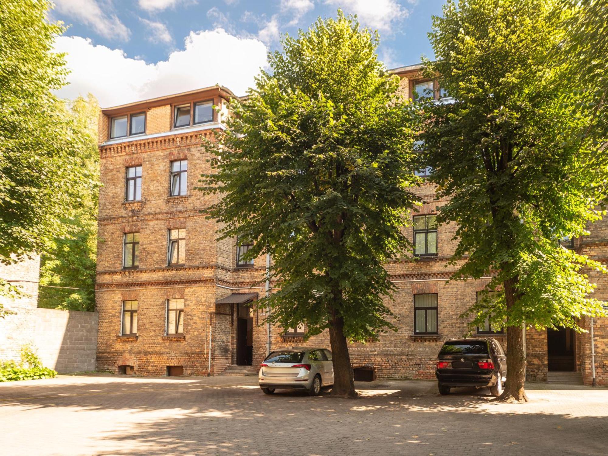 Midcentury Modern, Quiet, 40M Studio With Bath Ρίγα Εξωτερικό φωτογραφία